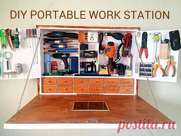 DIY PORTABLE WORK STATION: 13 Steps (with Pictures)