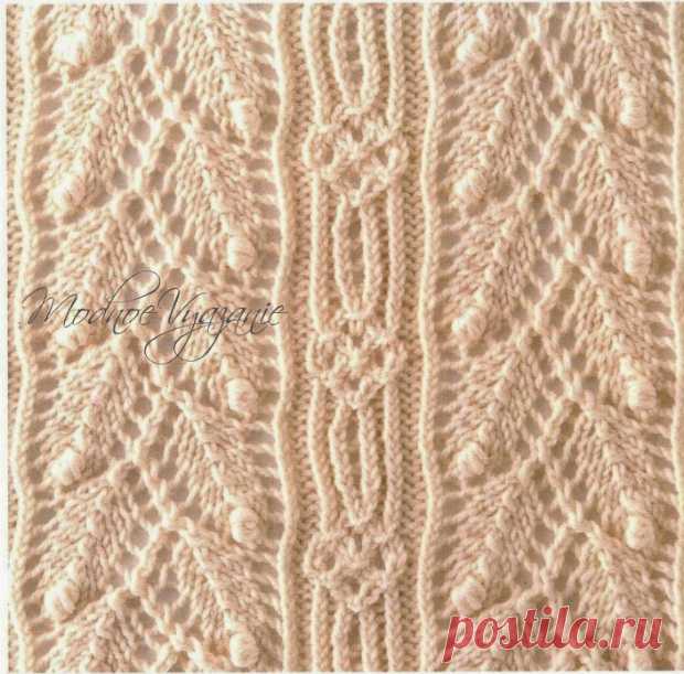 Коллекция №2 - ажурные узоры спицами - Модное вязание