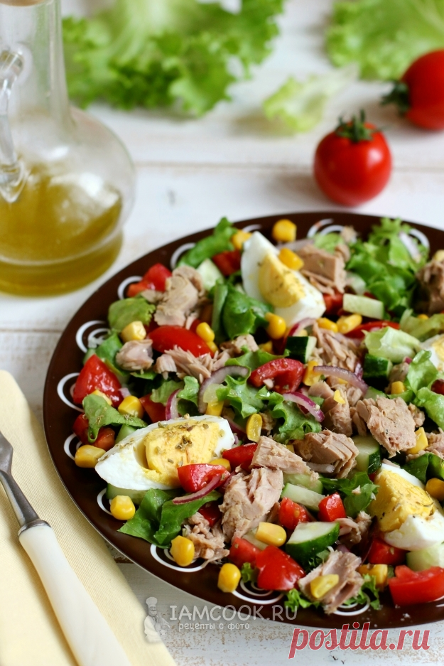 Испанский салат — рецепт с фото | Рецепт | Еда, Здоровое питание, Рецепты еды