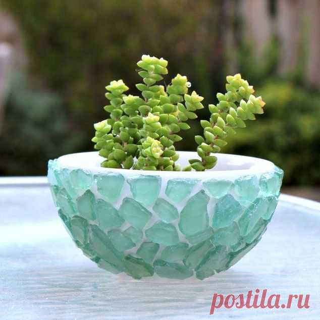 DIY Sea Glass Bowl | Hometalk