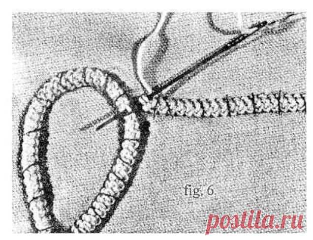 Румынское кружево ...как вяжется шнур