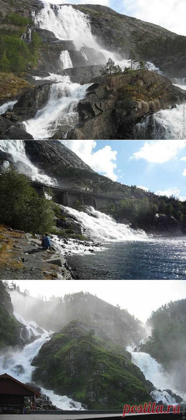 Водопад Лангфоссен.