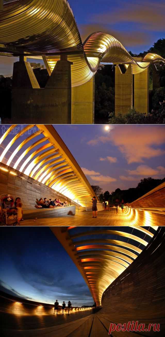 Уникальный пешеходный мост. Сингапур. | Наслаждение творчеством