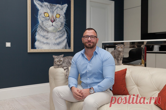 А сегодня дабл #Petzz Здесь живут очаровательные кот и кошка, которым хозяин квартиры написал по портрету — британец Дизель и шотландская вислоухая Изюмка. Чтобы посмотреть их домик – переходите по ссылке
