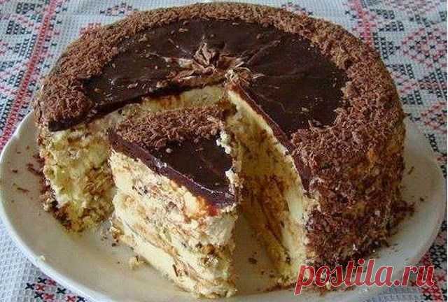 >Рецепт настоящего киевского торта.