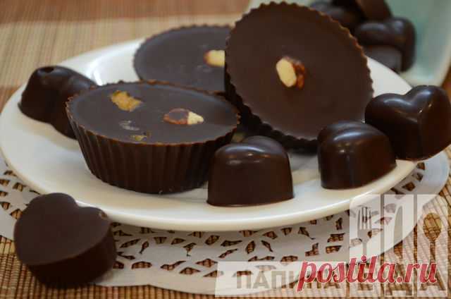 Шоколадные конфеты из какао тертого и какао масла