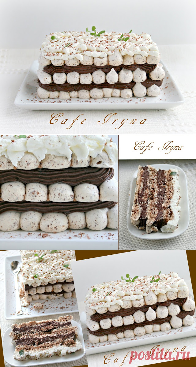 Сafe Iryna: Мятно-шоколадный торт-десерт с парижским кремом
