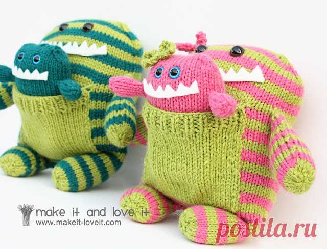 Knitted Monsters from Christmas... | Make It and Love It