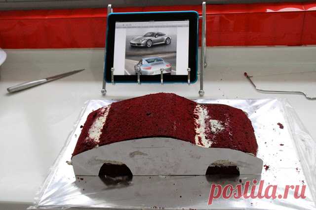 Celebrate with Cake!: Porsche Car Cake