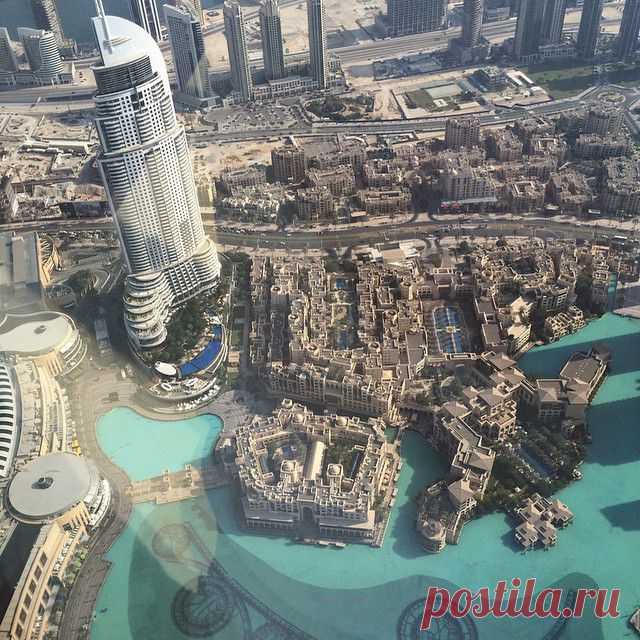 Дубаи с высоты 124 этажа