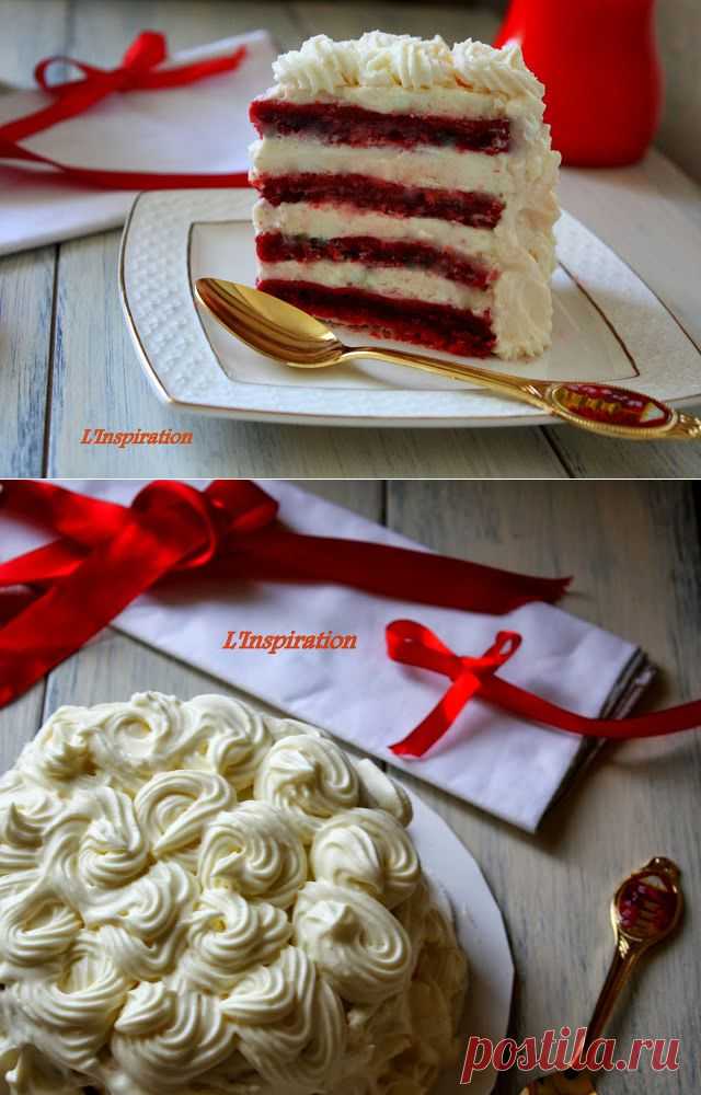 L'Inspiration Готовьте с вдохновением: ТОРТ "Красный Бархат" RED VELVET CAKE