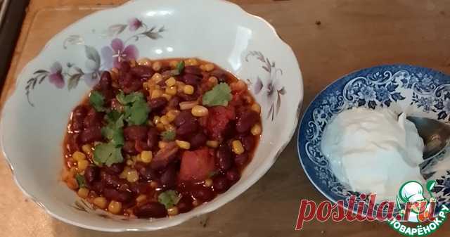 Карри с кукурузой и фасолью. Пряное, ароматное карри с кукурузой, фасолью и томатами согреет вас в холодный осенний вечер и благодаря доступным ингредиентам, а также быстрому приготовлению в одной посуде прочно войдёт в ваше меню.