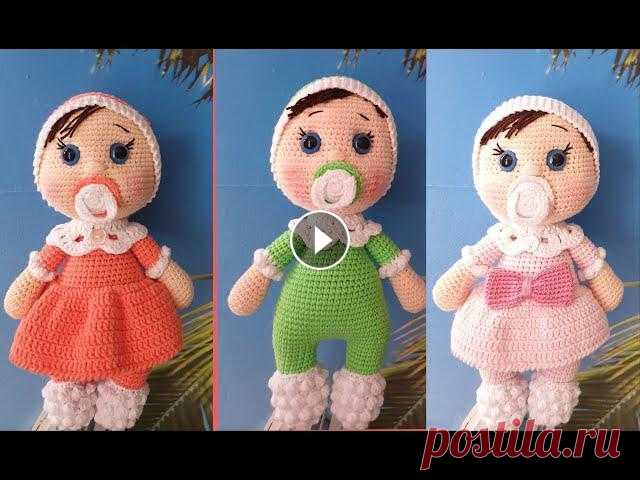 Пупсик с соской Донат в пару кликов: Помочь каналу Сбербанк 5469 3005 6551 8013 Пупсик крючком, первый вариант Отправляйте фото своих работ мне в соцсети, я сделаю от...