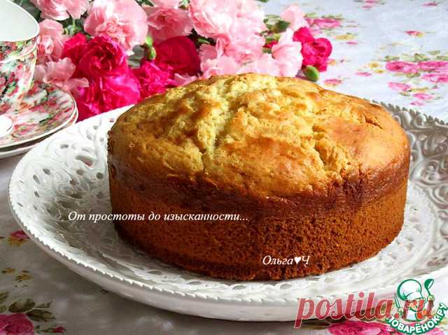 Йогуртовый кекс с белым шоколадом. Потрясающий кекс на основе натурального йогурта с добавлением белого шоколада. Вместо сливочного масла я использовала растительное, благодаря чему кекс получился особенно нежным и влажным. Попробуйте!