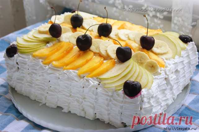 Оригинальный и вкусный летний торт "Тропиканка"