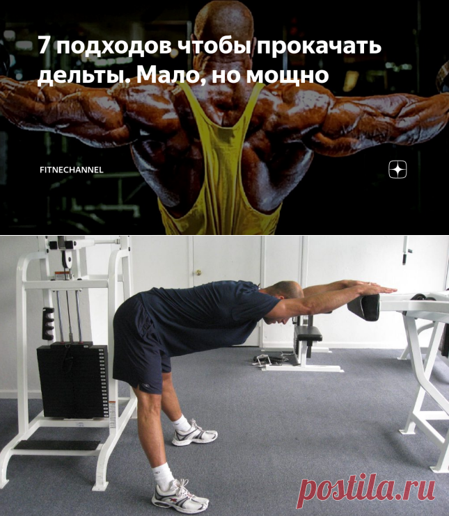 7 подходов чтобы прокачать дельты. Мало, но мощно | fitnechannel | Яндекс Дзен