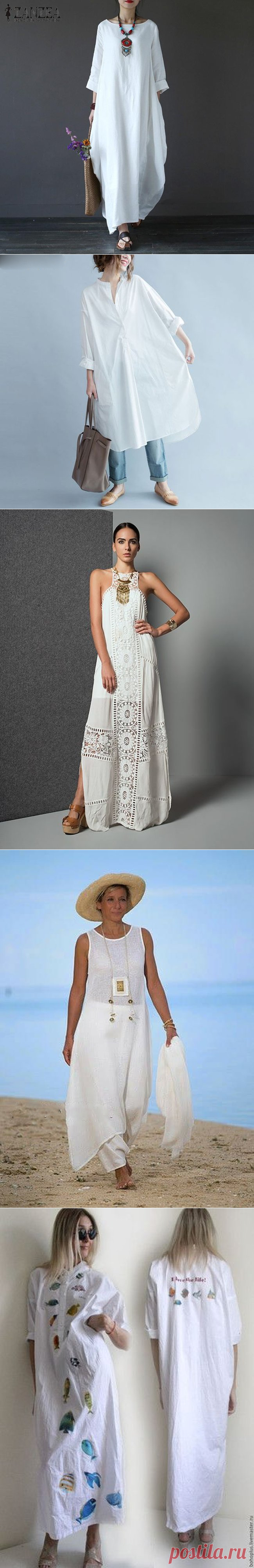 Белая одежда в стиле Бохо — Идеальный вариант для жаркого лета - Feelfeed