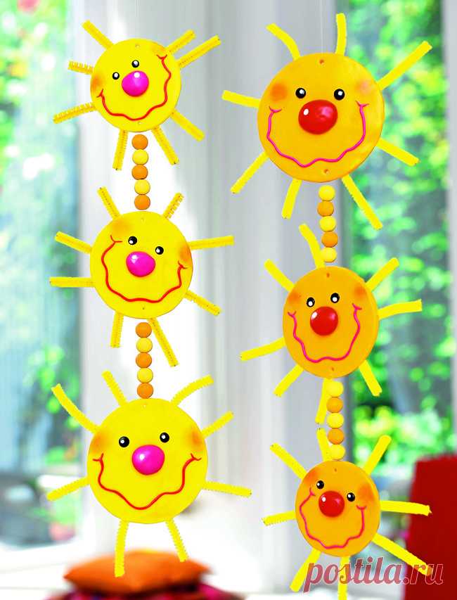 Солнечный дождик: декоративные подвески к Масленице
