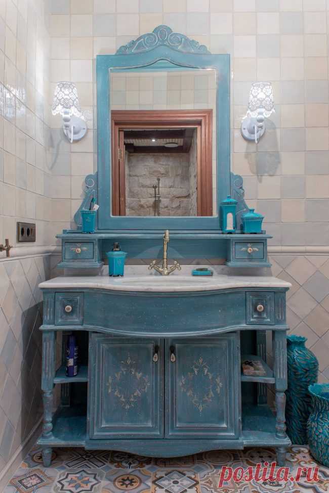 Ванная комната в стиле прованс: 80+ потрясающих интерьеров (2019)