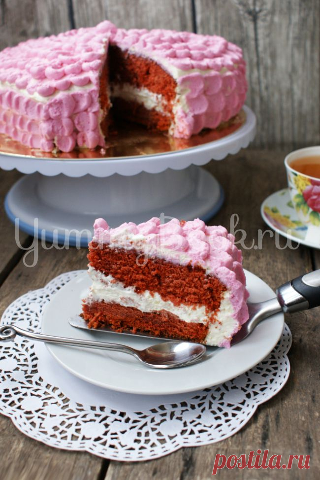 Торт "Красный бархат" (Red Velvet Cake).