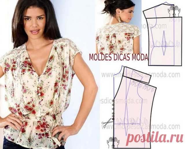 Моделирование запоминающихся блузок — Сделай сам, идеи для творчества - DIY Ideas