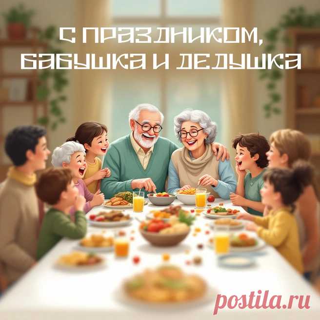 Бабушки и дедушки,
Счастья и здоровья вам,
Бодрости и сил,
Чтобы каждый жизни день
Радость приносил. Открытки на День бабушек и дедушек!