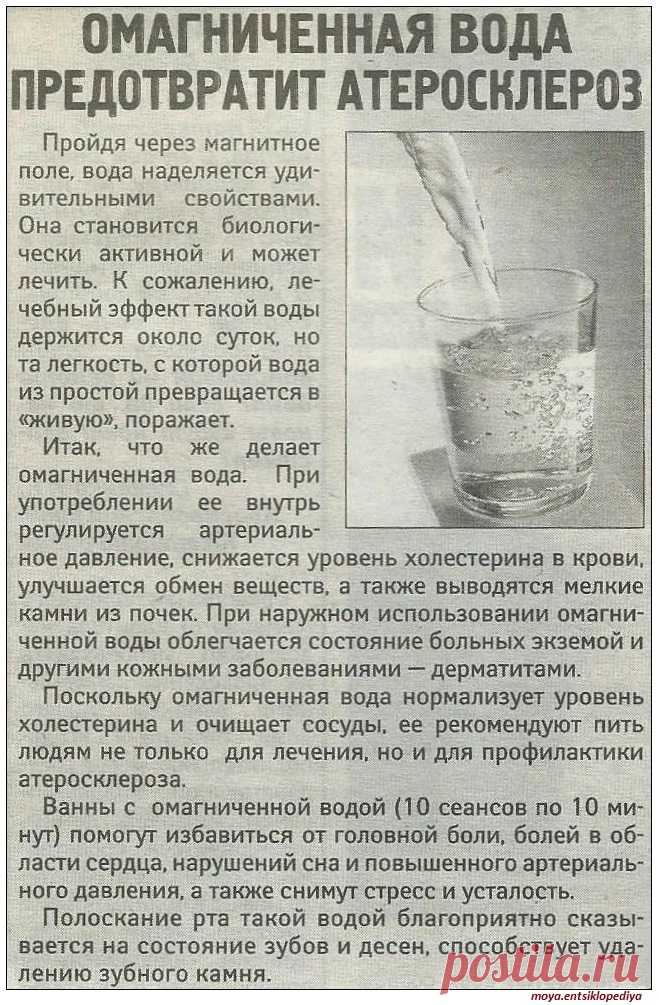 Омагниченная вода