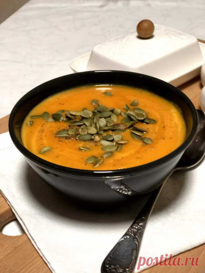 Крем-суп из тыквы рецепт с фото пошагово