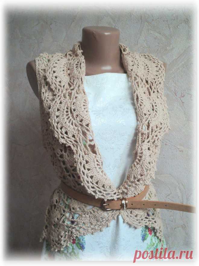 Crocheted vests for women. Free vest crochet patterns | Все о рукоделии: схемы, мастер классы, идеи на сайте labhousehold.com