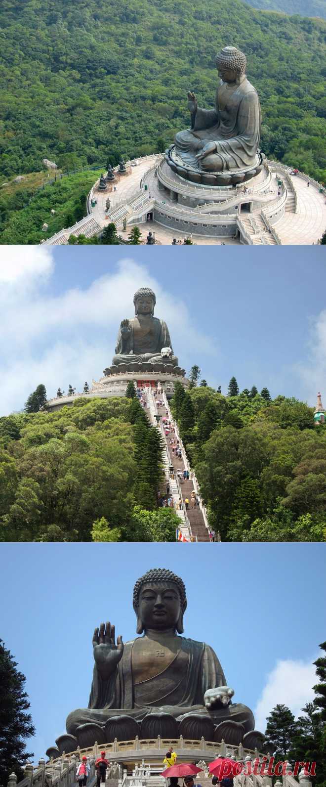 Статуя Будды и Монастырь По Лин