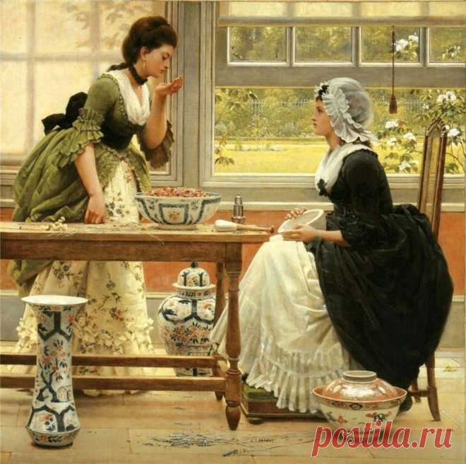 Художники Leslie: Сын George Dunlop Leslie (1835-1921)...в коллекцию