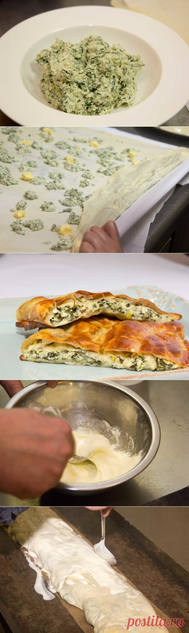 Слоеные пирожки с творожным сыром - рецепт - как приготовить - ингредиенты, состав, время приготовления