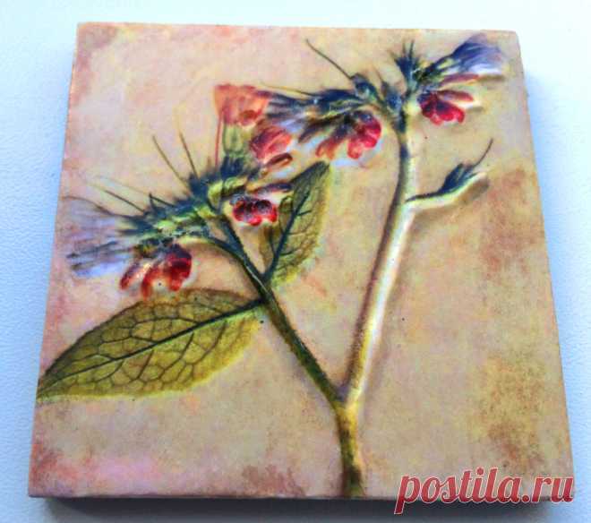 плитка керамическая гербарий, плитка керамическая цветы, плитка керамическая растения, плитка стиль прованс