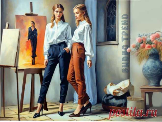 Для занятий творчеством. Удобно, красиво, прилично и практично!
Удобные и стильные женские брюки с регулировкой длины "Видно Тренд". Впервые в мире! Скоро в продаже в России.