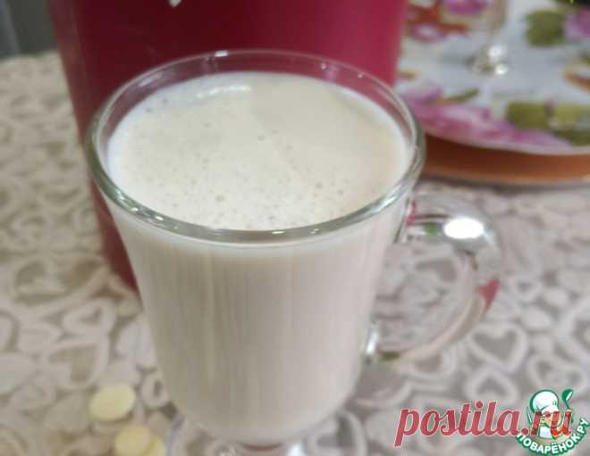 Молочно-кокосовый чай с белым шоколадом – кулинарный рецепт