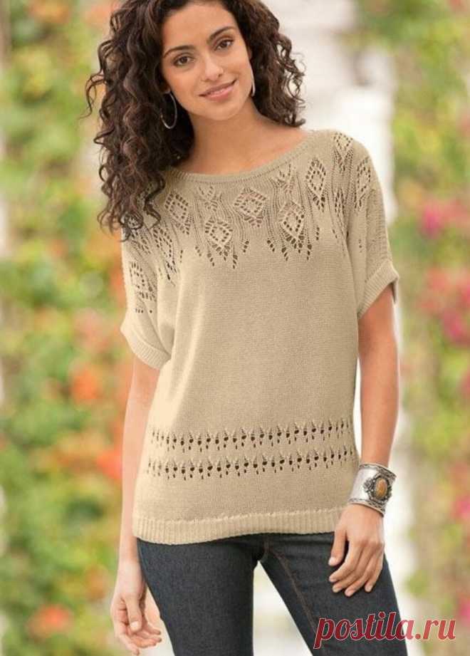 Хорошая подборка ажурных пуловеров.🌺 | Asha. Вязание и дизайн.🌶 | Яндекс Дзен