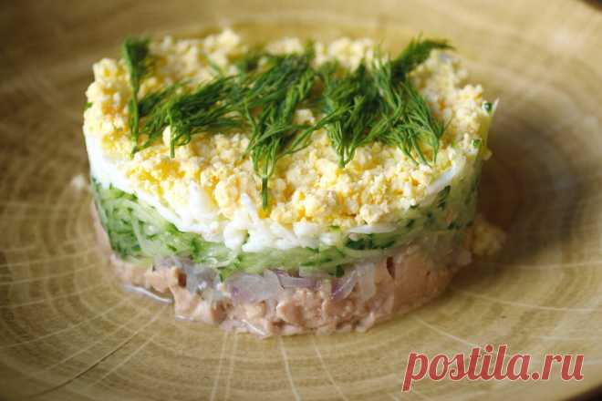 Легкий салат из печени трески | Домашняя кухня | Яндекс Дзен