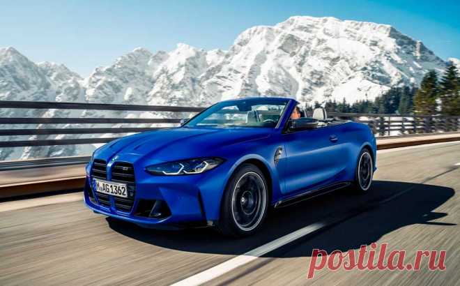 Кабриолет BMW M4 Competition 2022 впервые получил полный привод M xDrive