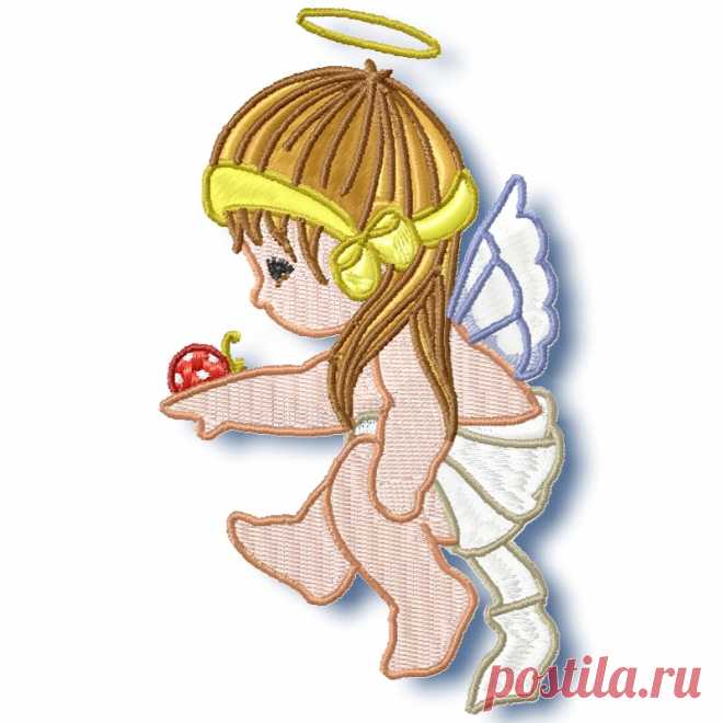 Baby Angels Machine Embroidery ⋆ Pamela's Embroidery