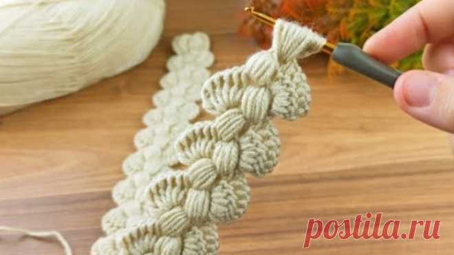 Очень красивое ленточное кружево крючком😍❤ #вязание #рукоделие