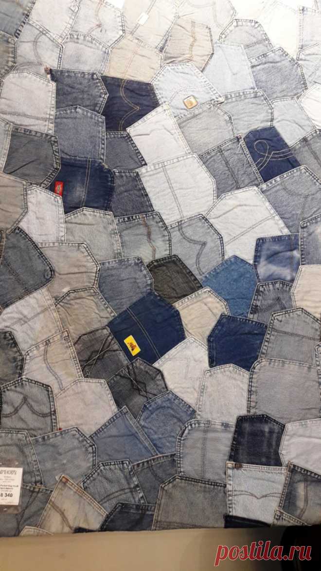 Ковры из старых джинсов Jeans Pocket Rug AMIKOVRY (подборка)