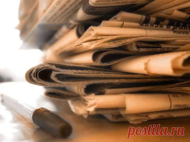 (+1) тема - 15 способов применения старых газет | Полезные советы