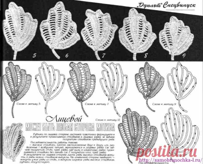 Коллекция листиков. Ирландское кружево. - САМОБРАНОЧКА рукодельницам, мастерицам