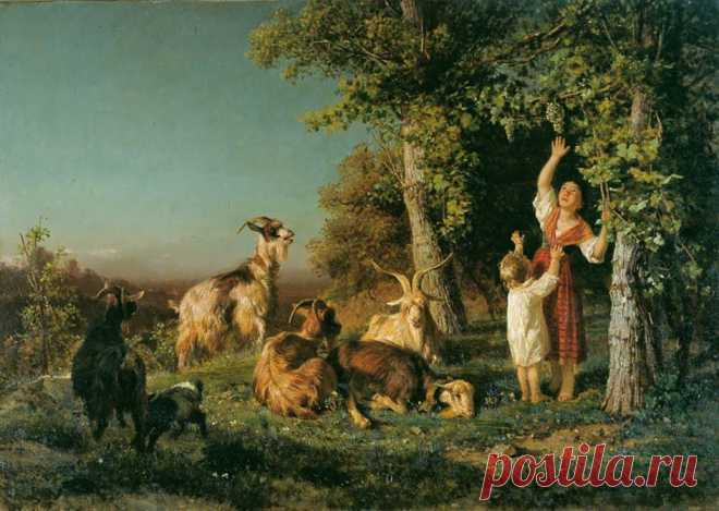 Джузеппе Палицци (Giuseppe Palizzi),1812-1888гг. Италия.