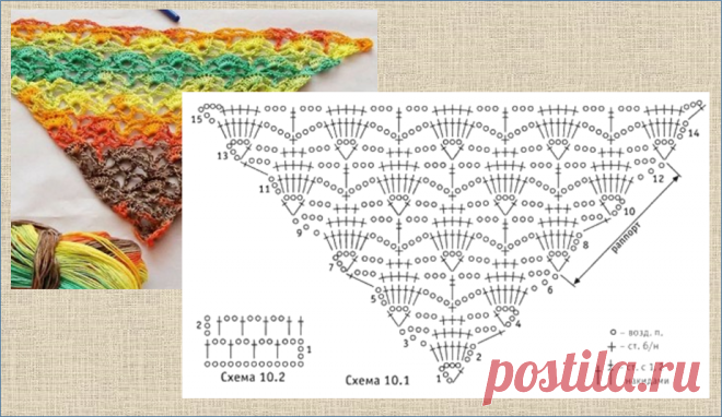 Еще 14 узоров для вязания модной шали крючком - в копилку мастерице | МНЕ ИНТЕРЕСНО | Яндекс Дзен