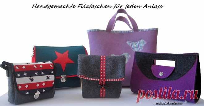 Filztaschen | Filztasche kaufen | margritli-country-style