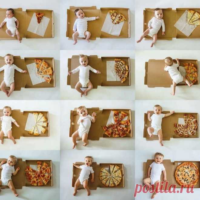 Ребенок любителей пиццы