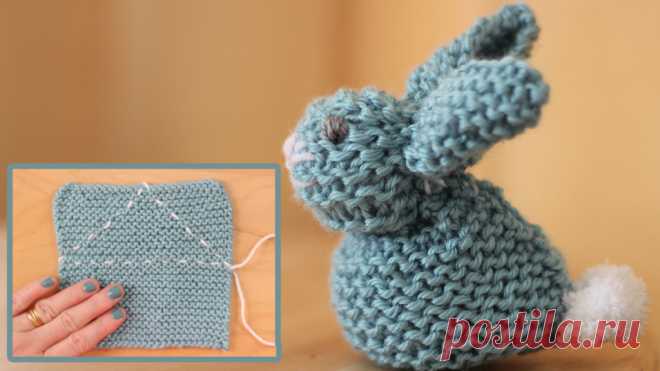 How to Knit a Bunny from a Square | Studio Knit