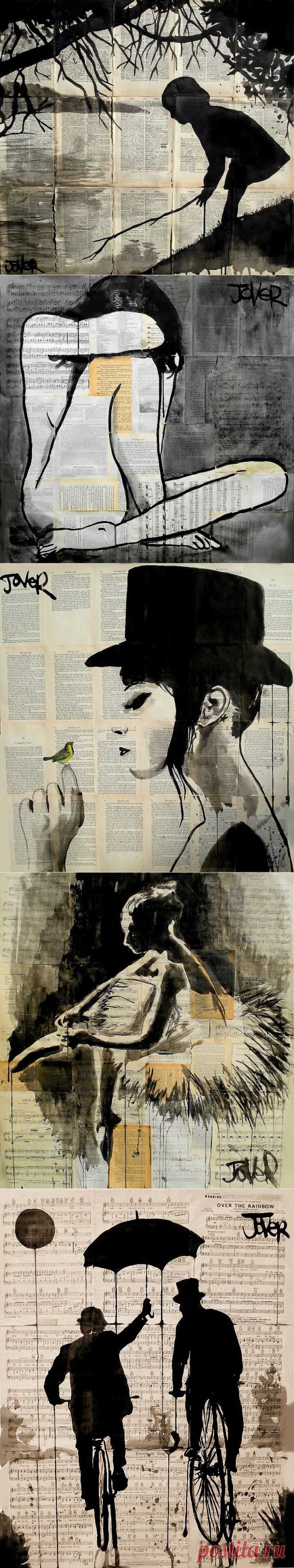 Чернильные рисунки от Loui Jover