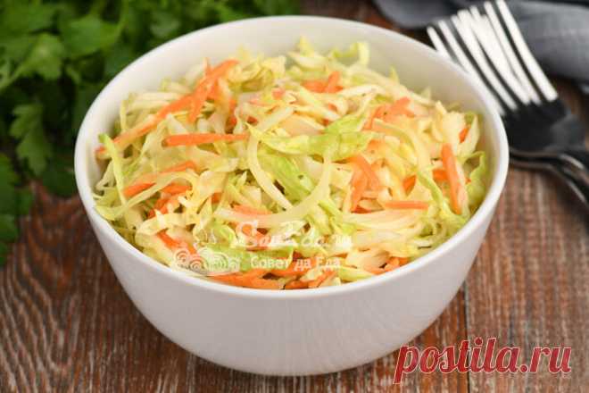 Быстрый салат из капусты с отменным вкусом (все дело в заправке) | Совет да Еда | Дзен